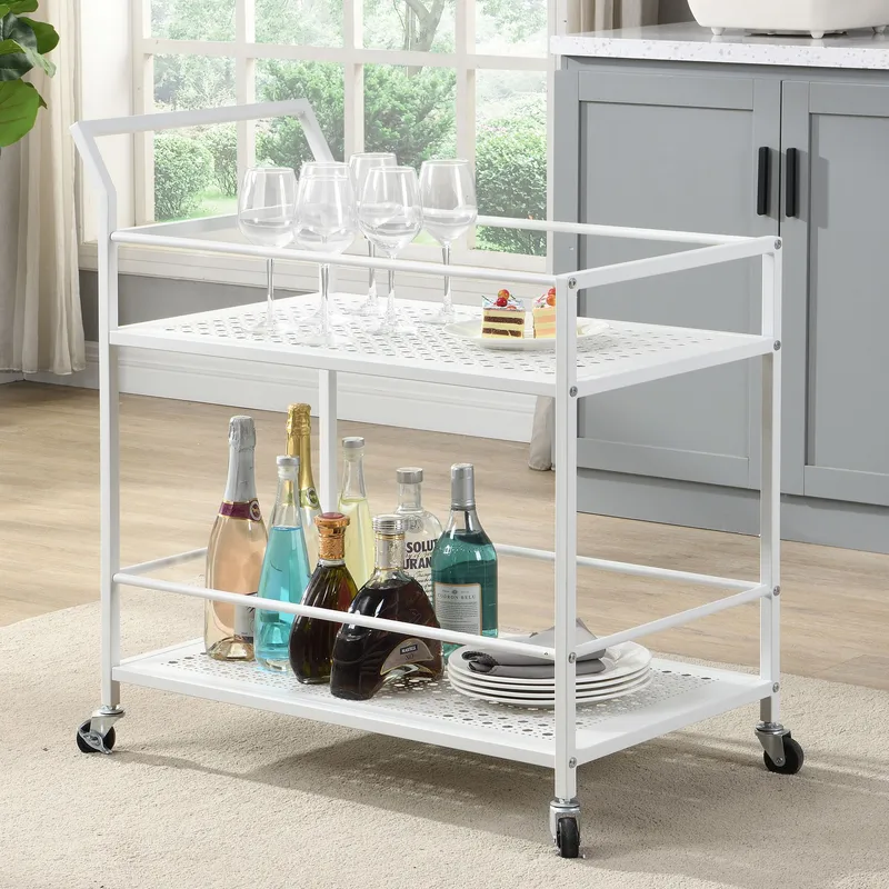 Fenino Serveringsvagn 79 cm - Mattvit - Möbler - Bord & matgrupp - Serveringsvagn & serveringsbord - Drinkvagn & barvagn