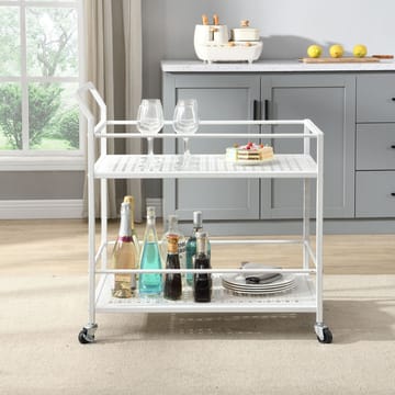 Fenino Serveringsvagn 79 cm - Mattvit - Möbler - Bord & matgrupp - Serveringsvagn & serveringsbord - Drinkvagn & barvagn