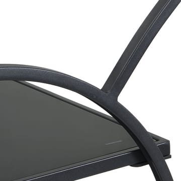 Galira Serveringsvagn 46 cm - Mattsvart med svart spegelglas - Möbler - Bord & matgrupp - Serveringsvagn & serveringsbord - Drinkvagn & barvagn