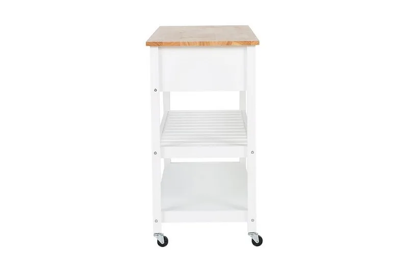 Navarino Serveringsvagn 48|120 cm - Vit - Möbler - Bord & matgrupp - Serveringsvagn & serveringsbord - Köksvagn