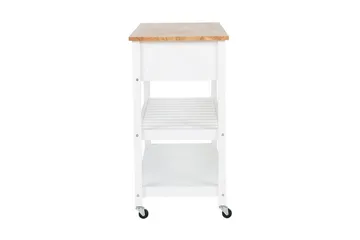 Navarino Serveringsvagn 48|120 cm - Vit - Möbler - Bord & matgrupp - Serveringsvagn & serveringsbord - Köksvagn