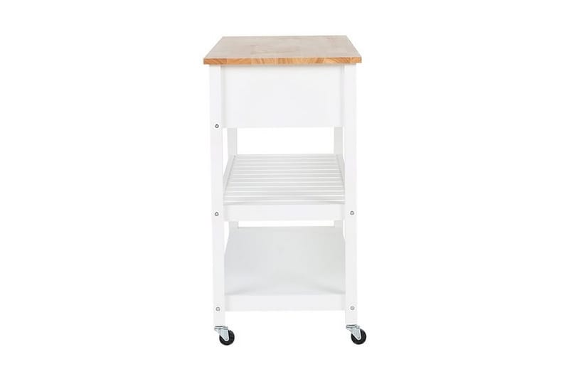 Navarino Serveringsvagn 48|120 cm - Vit - Möbler - Bord & matgrupp - Serveringsvagn & serveringsbord - Köksvagn