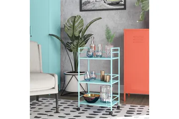 Cache Drinkvagn 43x29 cm Mint - Novogratz - Möbler - Bord & matgrupp - Serveringsvagn & serveringsbord - Rullvagn, rullbord & serveringsbord