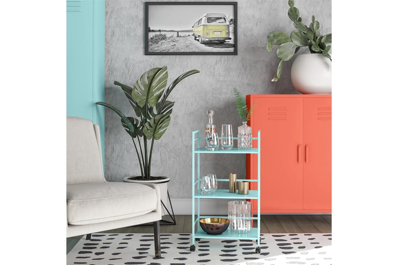 Cache Drinkvagn 43x29 cm Mint - Novogratz - Möbler - Bord & matgrupp - Serveringsvagn & serveringsbord - Rullvagn, rullbord & serveringsbord