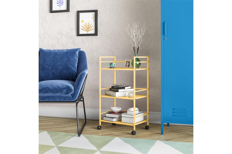 Drinkvagn Cache 43x29 cm Gul - Novogratz - Möbler - Bord & matgrupp - Serveringsvagn & serveringsbord - Rullvagn, rullbord & serveringsbord