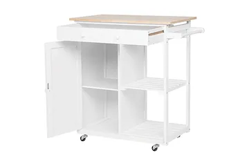 Heres Serveringsbord - Vit - Möbler - Bord & matgrupp - Serveringsvagn & serveringsbord - Rullvagn, rullbord & serveringsbord