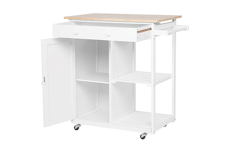 Heres Serveringsbord - Vit - Möbler - Bord & matgrupp - Serveringsvagn & serveringsbord - Rullvagn, rullbord & serveringsbord