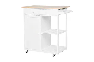 Heres Serveringsbord - Vit - Möbler - Bord & matgrupp - Serveringsvagn & serveringsbord - Rullvagn, rullbord & serveringsbord