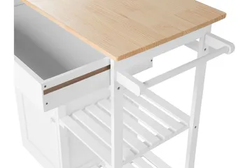 Heres Serveringsbord - Vit - Möbler - Bord & matgrupp - Serveringsvagn & serveringsbord - Rullvagn, rullbord & serveringsbord