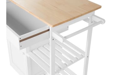 Heres Serveringsbord - Vit - Möbler - Bord & matgrupp - Serveringsvagn & serveringsbord - Rullvagn, rullbord & serveringsbord