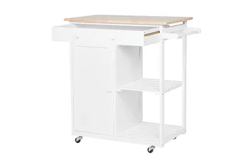 Heres Serveringsbord - Vit - Möbler - Bord & matgrupp - Serveringsvagn & serveringsbord - Rullvagn, rullbord & serveringsbord