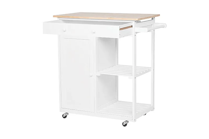 Heres Serveringsbord - Vit - Möbler - Bord & matgrupp - Serveringsvagn & serveringsbord - Rullvagn, rullbord & serveringsbord