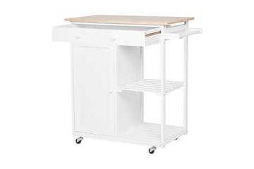 Heres Serveringsbord - Vit - Möbler - Bord & matgrupp - Serveringsvagn & serveringsbord - Rullvagn, rullbord & serveringsbord