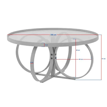 Setira Soffbord 100 cm - Ek - Möbler - Bord & matgrupp - Soffbord
