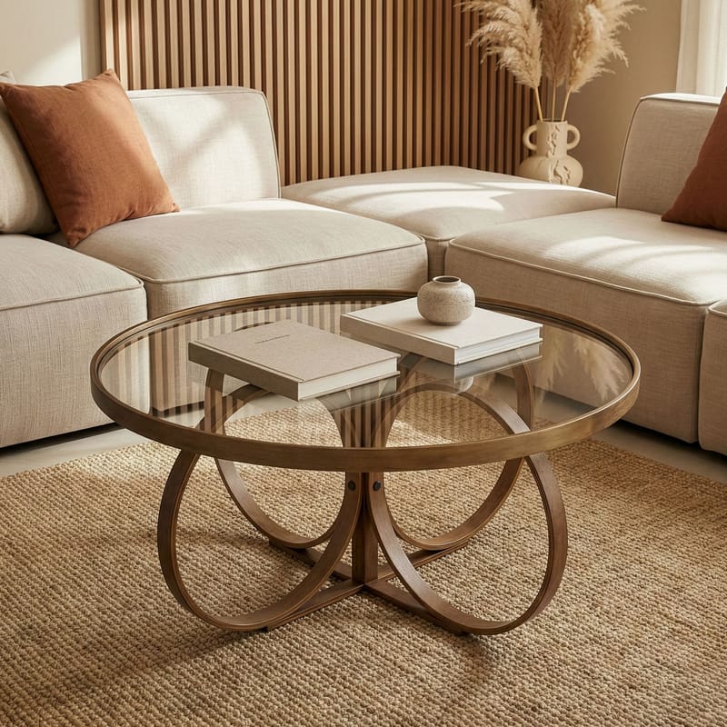 Setira Soffbord 100 cm - Valnöt - Möbler - Bord & matgrupp - Soffbord