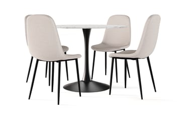 Beige - Svart