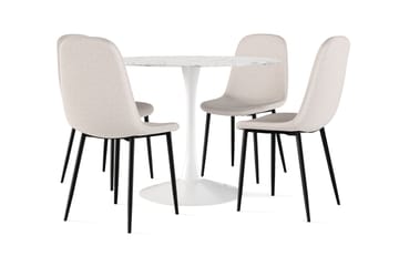 Beige - Vit