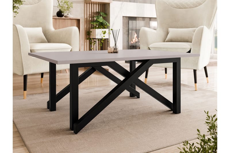 Seyloren Soffbord 100 cm - Svart/Beige - Möbler - Bord & matgrupp - Soffbord