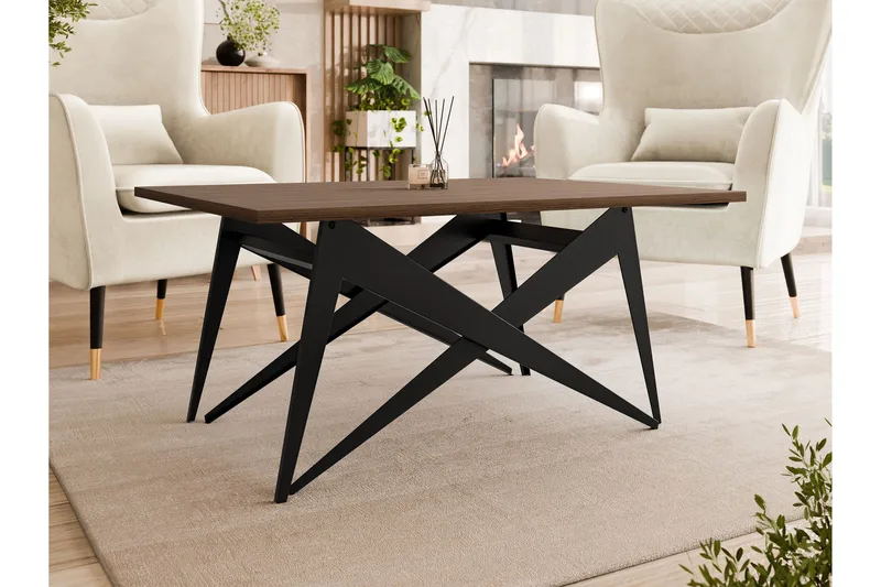 Seyloren Soffbord 90 cm - Svart/Brun - Möbler - Bord & matgrupp - Soffbord