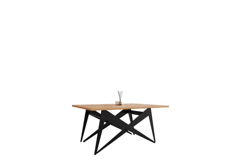 Seyloren Soffbord 90 cm, Svart/Brun