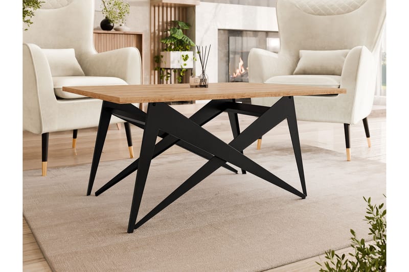 Seyloren Soffbord 90 cm - Svart/Brun - Möbler - Bord & matgrupp - Soffbord