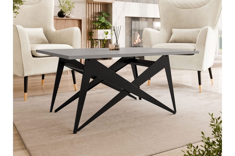 Seyloren Soffbord 90 cm - Svart/Grå - Möbler - Bord & matgrupp - Soffbord