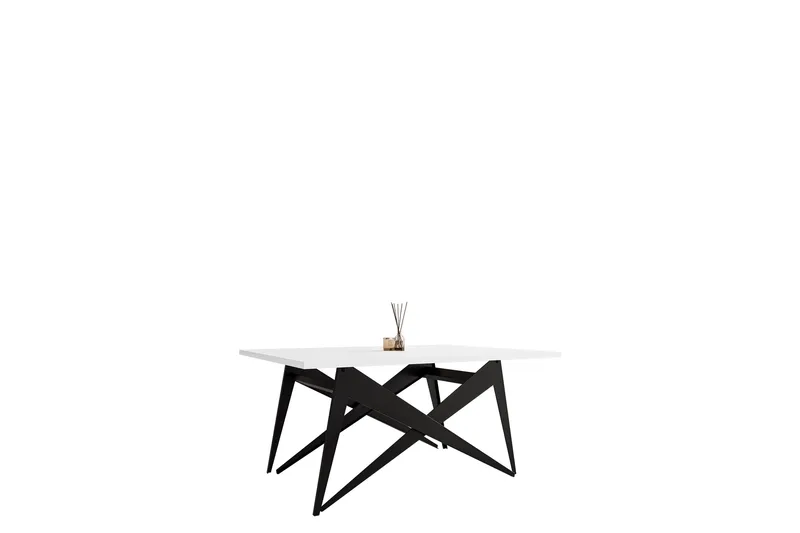 Seyloren Soffbord 90 cm, Svart/Vit