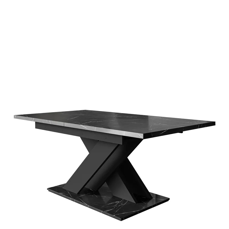 Shea Förlängningsbart Matbord 140-180 cm Rektangulär, Svart