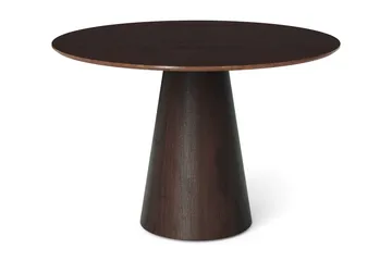 Siena Litet Matbord Runt 110cm Fanér - Rökt ek - Möbler - Bord & matgrupp - Matbord & köksbord