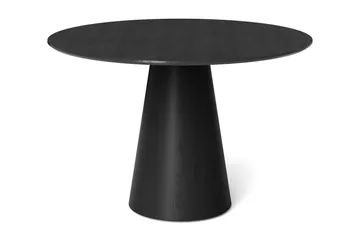 Siena Litet Matbord Runt 110cm Fanér - Svart - Möbler - Bord & matgrupp - Matbord & köksbord
