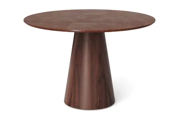 Siena Litet Matbord Runt 110cm Fanér - Valnöt - Möbler - Bord & matgrupp - Matbord & köksbord