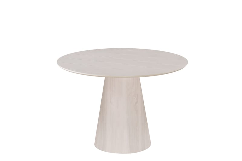 Siena Matbord Runt 110cm Whitewash