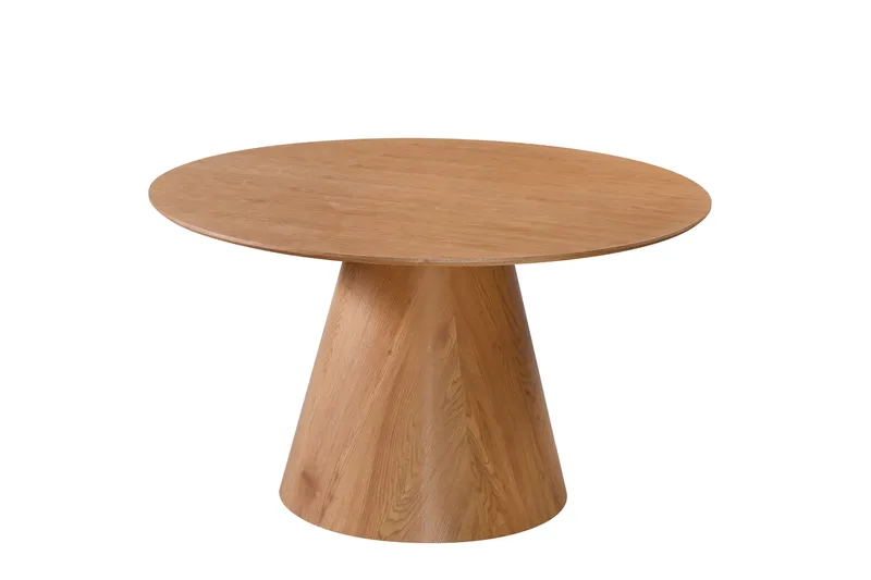 Siena Matbord Runt 130cm Fanér - Ek - Möbler - Bord & matgrupp - Matbord & köksbord