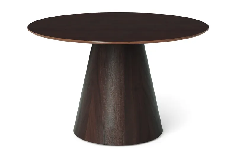 Siena Matbord Runt 130cm Fanér - Mörkbrun Rökt ek - Möbler - Bord & matgrupp - Matbord & köksbord