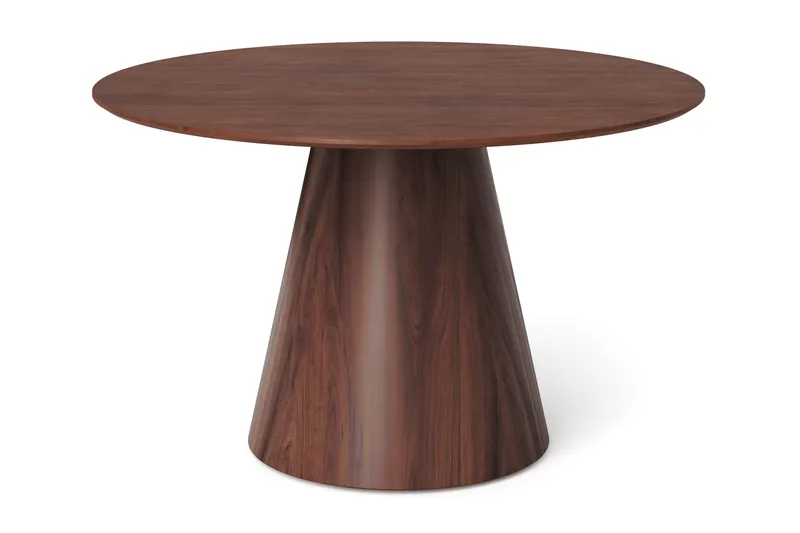 Siena Matbord Runt 130cm Fanér - Valnöt - Möbler - Bord & matgrupp - Matbord & köksbord