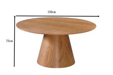Siena Matbord Runt 150cm Ek - Möbler - Bord & matgrupp - Matbord & köksbord