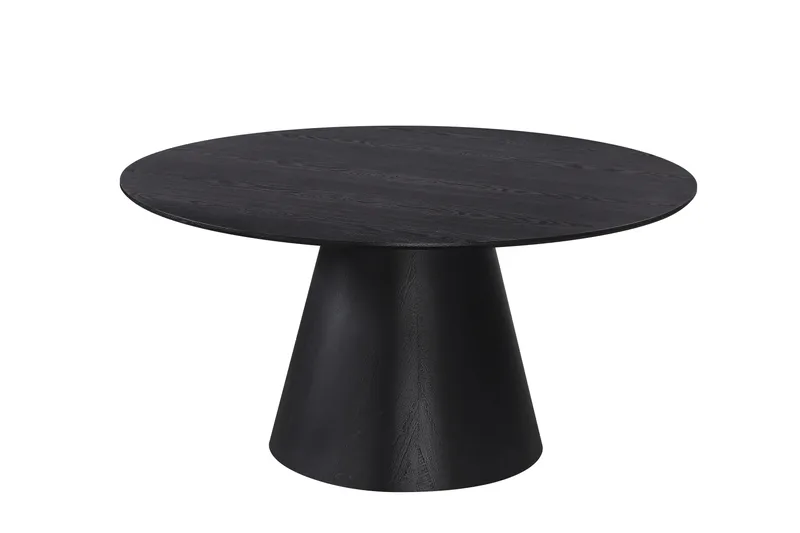 Siena Matbord Runt 150cm, Svart