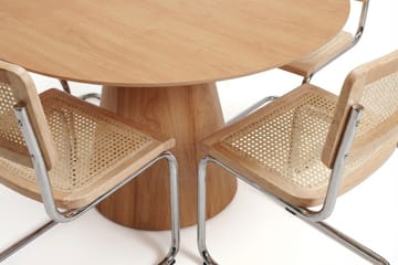 Siena Matgrupp runt 110 cm Ek med 4 Build Matstolar - Ek - Möbler - Bord & matgrupp - Matgrupp