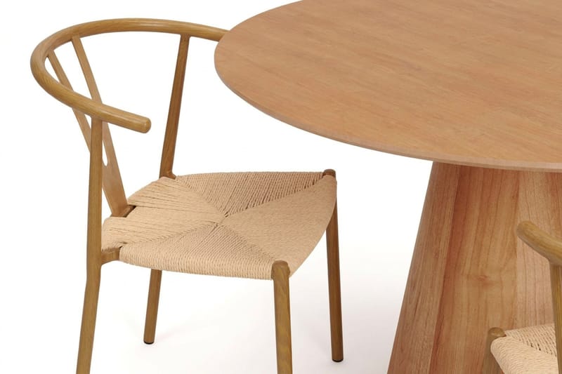Siena Matgrupp runt 110 cm Ek med 4 Elysia Matstolar - Ek - Möbler - Bord & matgrupp - Matgrupp