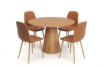 Brown/oak legs - Ek
