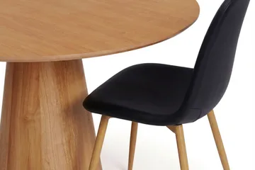 Siena Matgrupp runt 110 cm Ek med 4 Nibe Matstolar - Ek - Möbler - Bord & matgrupp - Matgrupp