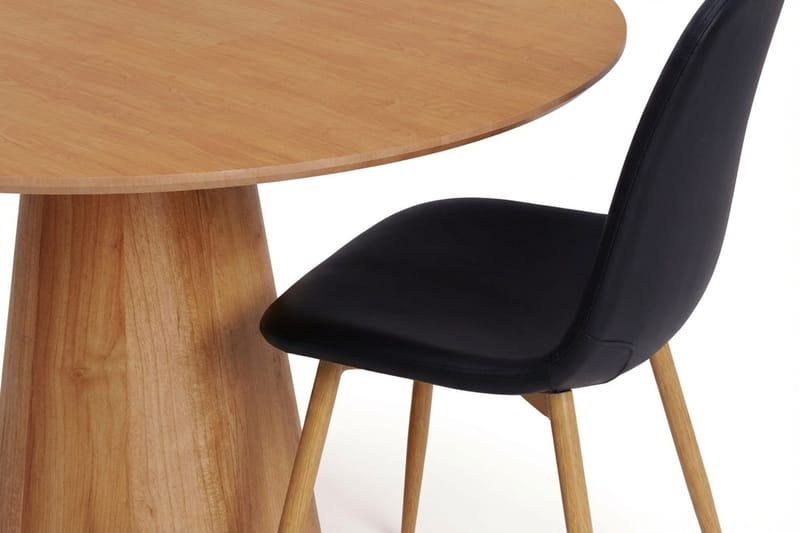 Siena Matgrupp runt 110 cm Ek med 4 Nibe Matstolar - Ek - Möbler - Bord & matgrupp - Matgrupp