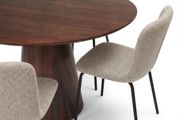 Siena Matgrupp runt 110 cm Rökt Ek med 4 Katy Matstolar - Rökt ek - Möbler - Bord & matgrupp - Matgrupp