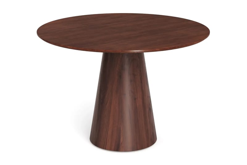 Siena Matgrupp runt 110 cm Valnöt med 4 Filip Matstolar - Valnöt - Möbler - Bord & matgrupp - Matgrupp