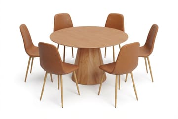 Brown/oak legs - Ek
