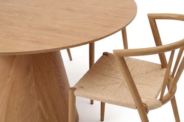 Siena Matgrupp runt 130 cm Ek med 6 Winston Matstolar - Ek - Möbler - Bord & matgrupp - Matgrupp