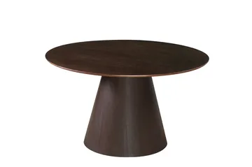 Siena Matgrupp runt 130 cm Rökt Ek med 6 Elsie Matstolar - Rökt ek/Beige - Möbler - Bord & matgrupp - Matgrupp