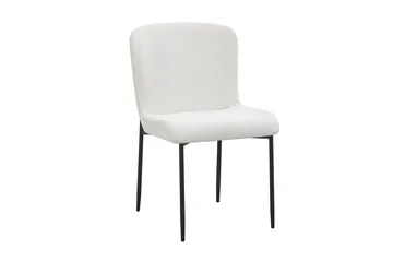 Siena Matgrupp runt 130 cm Rökt Ek med 6 Elsie Matstolar - Rökt ek/Vit - Möbler - Bord & matgrupp - Matgrupp