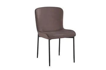 Siena Matgrupp runt 130 cm Valnöt med 6 Elsie Matstolar - Valnöt/Brun - Möbler - Bord & matgrupp - Matgrupp