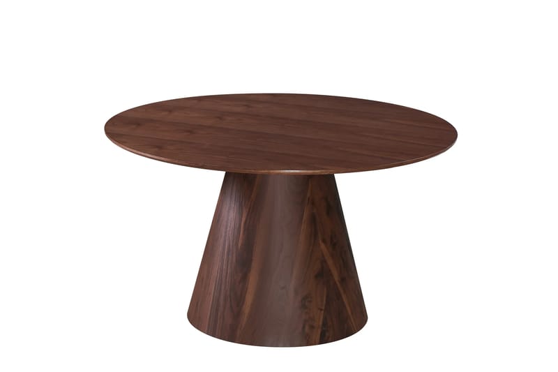 Siena Matgrupp runt 130 cm Valnöt med 6 Elsie Matstolar - Valnöt/Brun - Möbler - Bord & matgrupp - Matgrupp